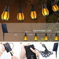🔥 50% RABATT! ☀️ IP65 Solar-LED-Lichterkette – Flammenoptik, Wasserdicht, 360° Abstrahlwinkel & Perfekt Für Garten, Hof & Camping 🏕️