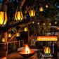 🔥 50% RABATT! ☀️ IP65 Solar-LED-Lichterkette – Flammenoptik, Wasserdicht, 360° Abstrahlwinkel & Perfekt Für Garten, Hof & Camping 🏕️