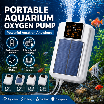 Bärbar akvariesyrepump