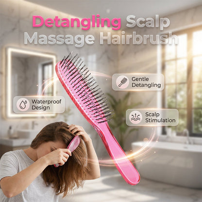 Bärbar hårbottenmassage hårborste