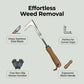 🌿 50% RABATT NU! Crack Weeder Tool – vass krokspets, rostfritt stål & bekvämt bokträhandtag – perfekt för ogräsrensning i trottoarer, trädäck och springor 🏡✨