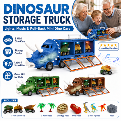 🦖Interaktiv lastbil för dinosaurieleksaker – Rolig leksak för barn ✨