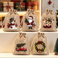 🎁 Julklappspåsar med dragsko – festliga tomte- & renmotiv, dubbel dragsko & hållbart tyg – julglädje i varje gåva ✨