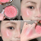 Flower Knows Strawberry Rococo Embossed Blush, matt puderrouge i nyansen Mauve Berry Rose för kinderna, ansiktsmakeup som går att bygga upp och blanda ut