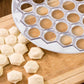 Slitstark 37-håls dumplingform i aluminium