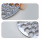 Slitstark 37-håls dumplingform i aluminium