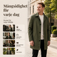 🍂Höstens bästsäljare|Klassisk Herrrock i Medellängd – Elegant Enkelknäppt Design för Höst & Vinter