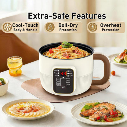 📢📢50 % RABATT  NU!! ⏰Multifunktionell smart elektrisk gryta 🍲 En gryta, alla funktioner – laga allt från grytor till hotpot ✨