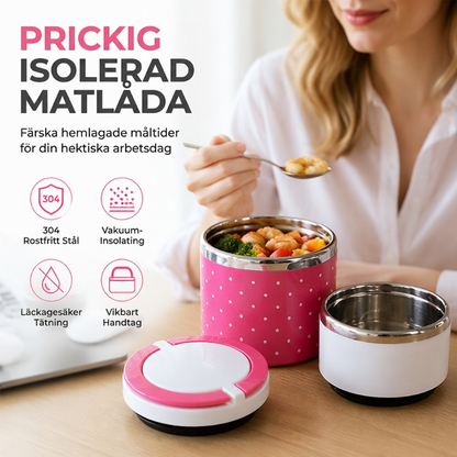 📢📢 50% RABATT NU!! ⏰ Bärbar lunchlåda i isolerad rostfritt stål – flerlagers matorganisation, läckagesäkert lock & bärhandtag – perfekt för skolan, kontoret och pendling 🍱✨