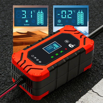 Intelligent batteriladdare för bil och motorcykel