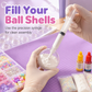 🎨 50 % RABATT NU! 🌈 DIY stressbollsset – blanda färgglad lera & glitter för känselstimulerande lek, läckagesäker konstruktion ✨