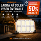 ☀️soldriven bärbar lampa, multifunktionell strålkastare för camping och nödsituationer