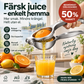 🍊 Bärbar manuell citruspress i zinklegering, stor storlek