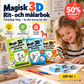 ✨Magisk 3D-målarbok med mönster att rita av!✨