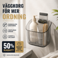 Väggmonterad förvaringskorg för kök och badrum