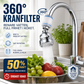 360° roterande kranfiltermunstycke