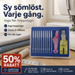 🧵 Sats med symaskinålar som förhindrar hoppande stygn