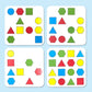 Familjefestspel - Spel för att matcha former