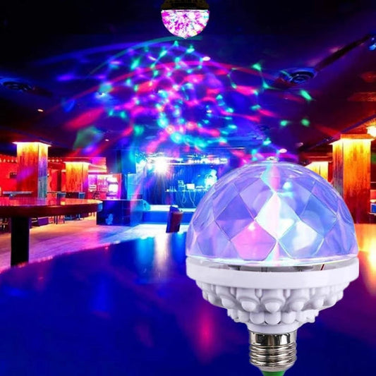 💥NY PRODUKT❗FÄRGGLAD ROTERANDE GLÖDLAMPA DISCO™️ 🕺💃