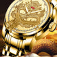 Golden Dragon Kvarts herrklocka