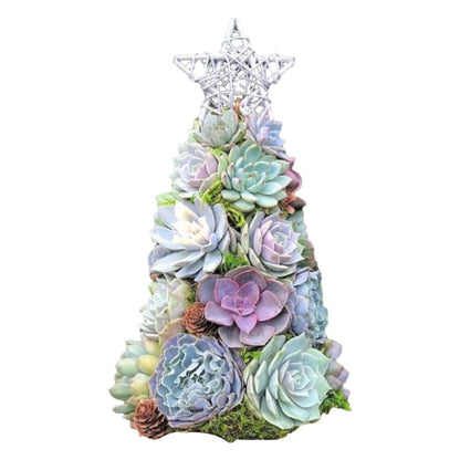 🔥Sista dagen 70% OFF - 🎁🎄Succulent konstträd