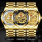 Golden Dragon Kvarts herrklocka