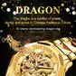 Golden Dragon Kvarts herrklocka