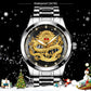 Golden Dragon Kvarts herrklocka